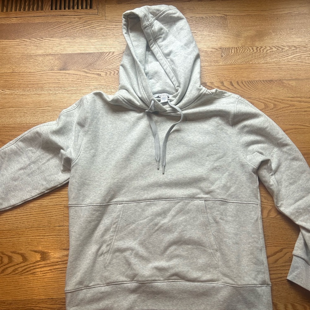 Athleta Gray Sweatshirt Classic Crew Neck